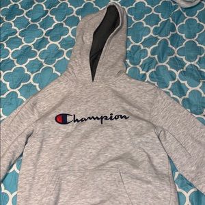 grey champion hoodie